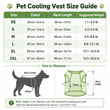 🐶 Summer Dog Cooling Vest with Detachable 3-Speed Fan | Breathable Mesh Pet Cool Shirt