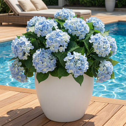 💐UV-Resistant Artificial Hydrangeas | Set of 3 Bunches
