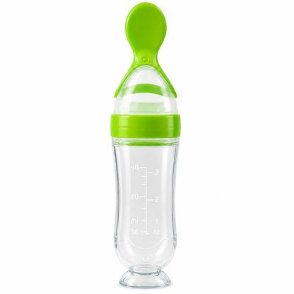 👶 Baby Food Squeeze Feeder – Mess-Free Feeding Spoon & Portable Baby Food Dispenser for Easy Mealtime