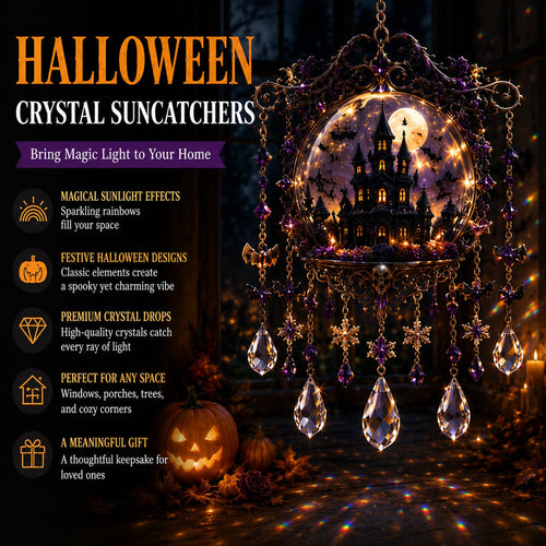 🎁Halloween Special Offer 50% OFF –🏰🎃Halloween Light-Catching Hanging Ornament