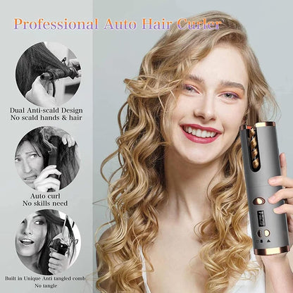 Automatic Cordless Hair Curler