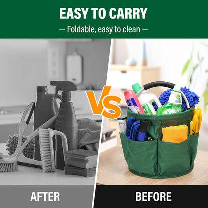 Fold‑able Garden Tool Storage Bucket Bag-All‑purpose Portable Organizer For Outdoor Daily‑use