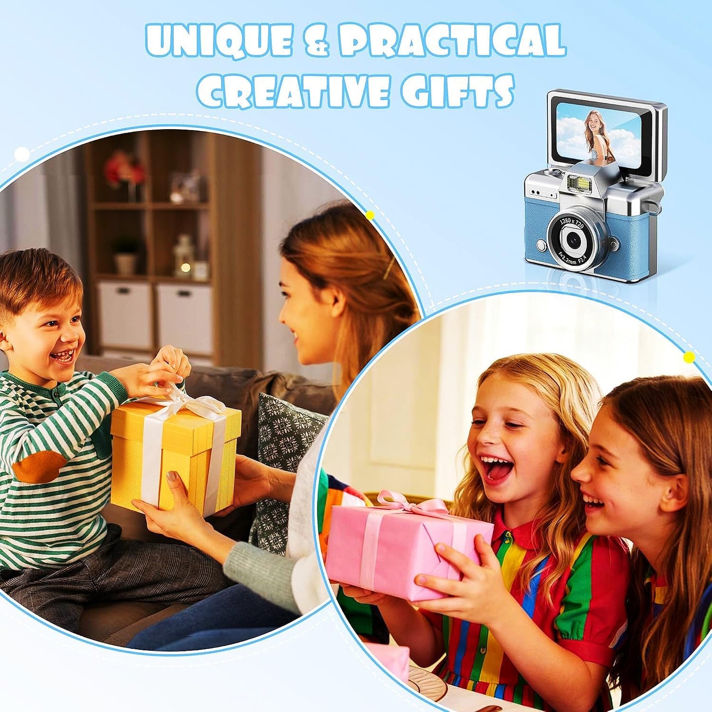 📸Retro Vintage Mini Digital Camera Starter Kit (Includes 32GB MicroSD Card)