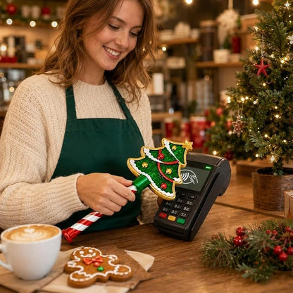 🎄Christmas Tap‑To‑Pay Wand-A fun way to make every holiday checkout feel magical✨