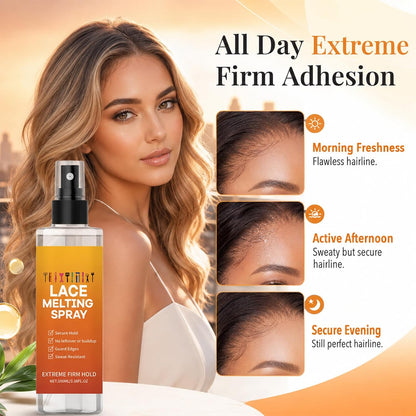 🧑‍🦱 Lace Melting Spray | Extreme Firm Hold Wig Lace Adhesive Spray