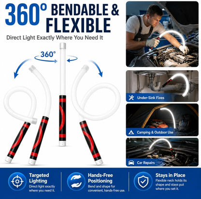 🔦 Bendable LED Flashlight Stick