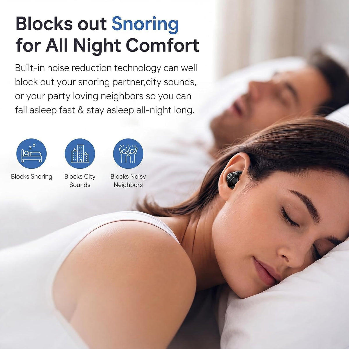 🎧Mini Sleep Translation Earbuds-Ultra‑light In‑Ear Headphones for Sleeping