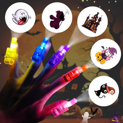 👻 LED Projection Finger Lights