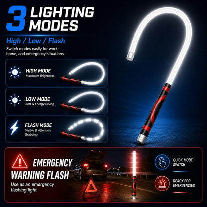 🔦 Bendable LED Flashlight Stick