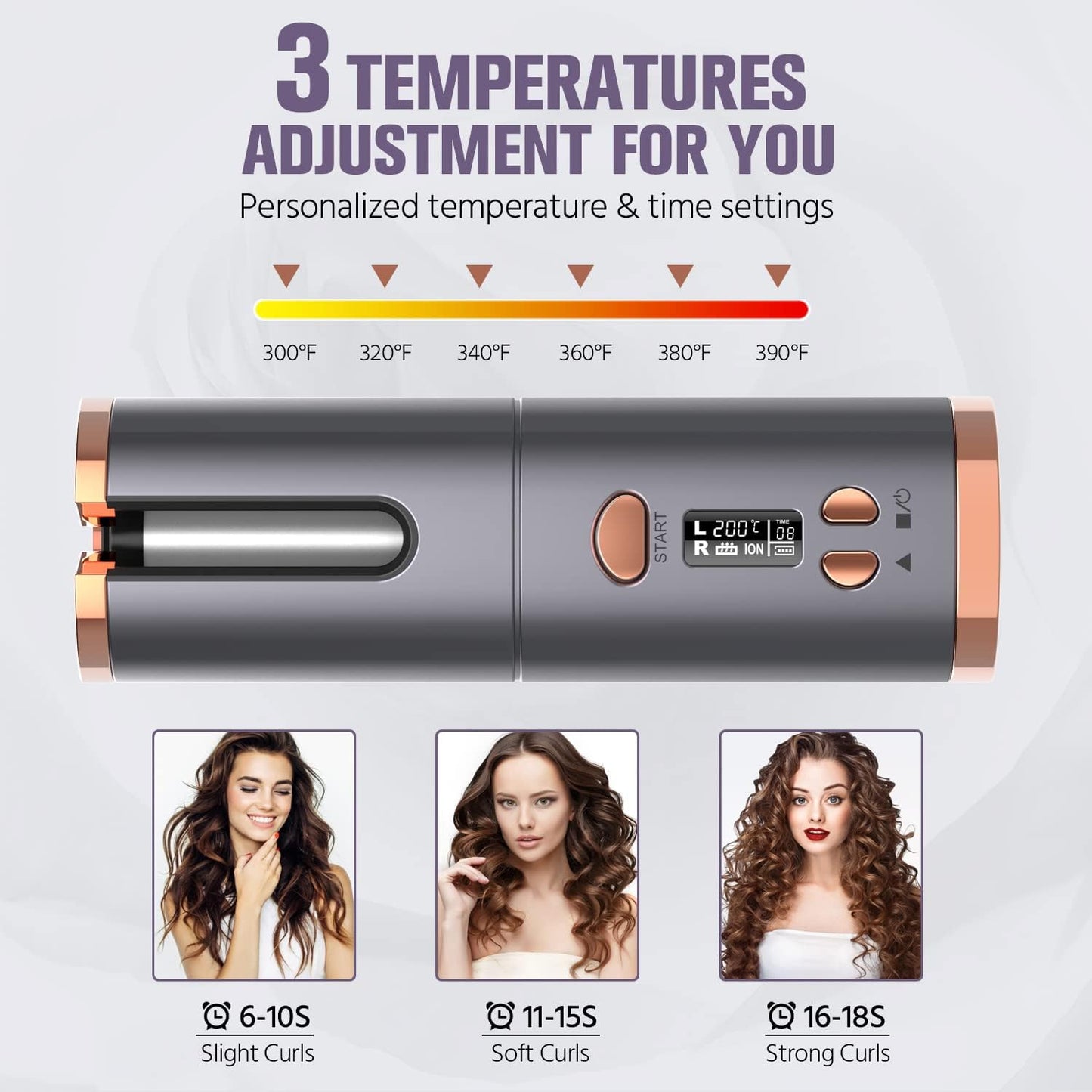 Automatic Cordless Hair Curler