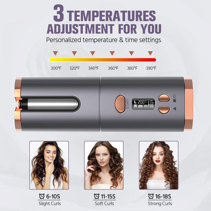 Automatic Cordless Hair Curler