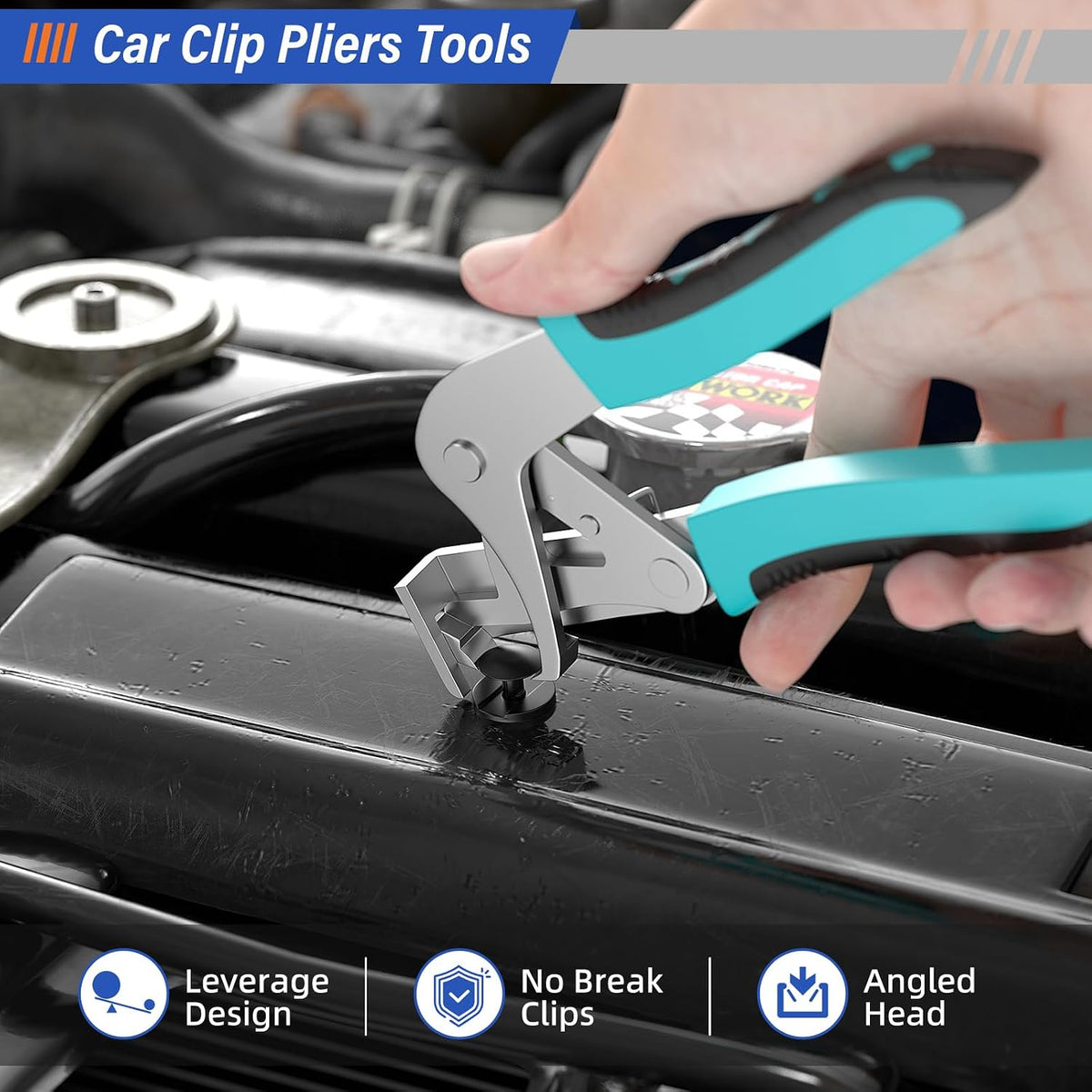🔧 Auto Fastener Clip Removal Pliers - Quick &Easy Trim Removal Tool