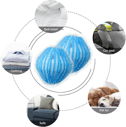🐶🐱 Reusable Pet Hair Removal Laundry Balls-8 Pieces