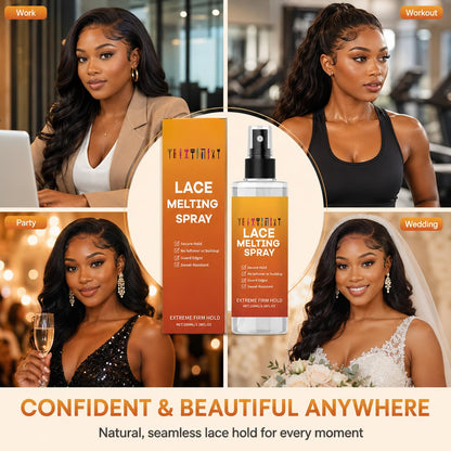 🧑‍🦱 Lace Melting Spray | Extreme Firm Hold Wig Lace Adhesive Spray