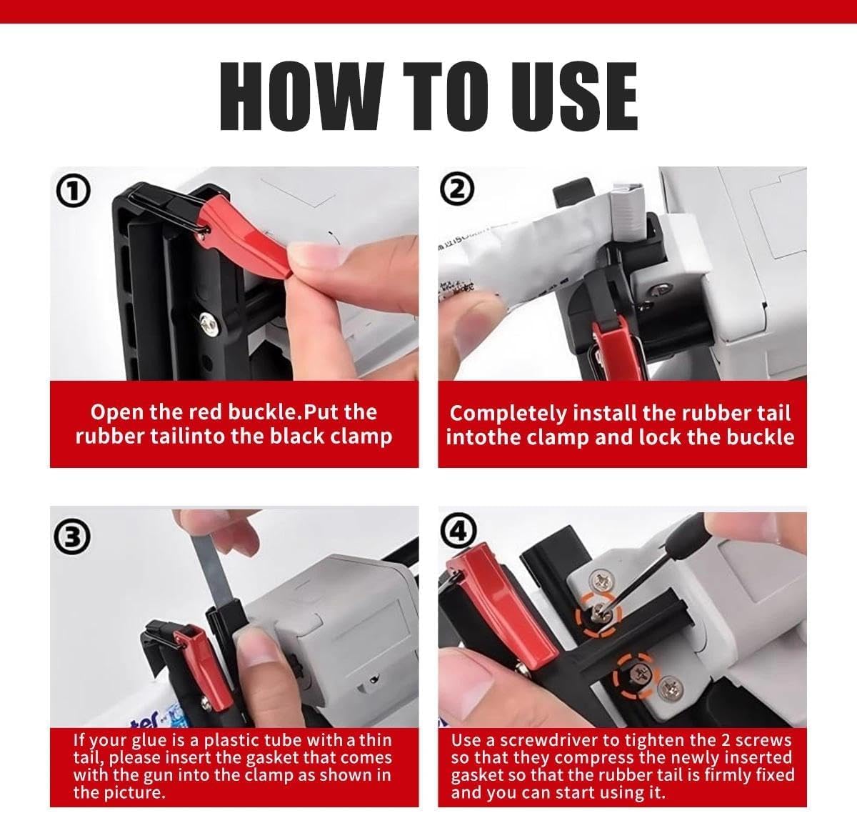 Silicone Tube Gun Squeezer-Save Every Drop Of Your Tube Supplies