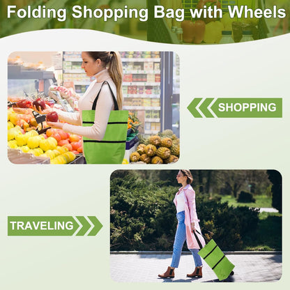 2-in-1 Foldable Shopping Cart