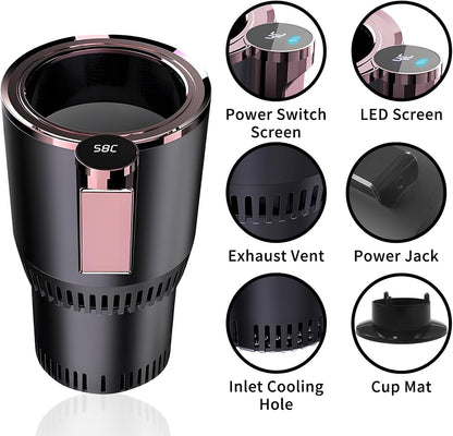 ❄️🔥2-in-1 Smart Car Cup Holder