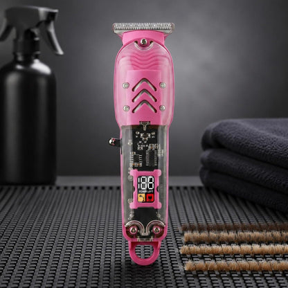 ⚡ Transparent Cordless Hair Trimmer
