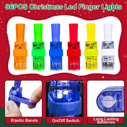 👻 LED Projection Finger Lights
