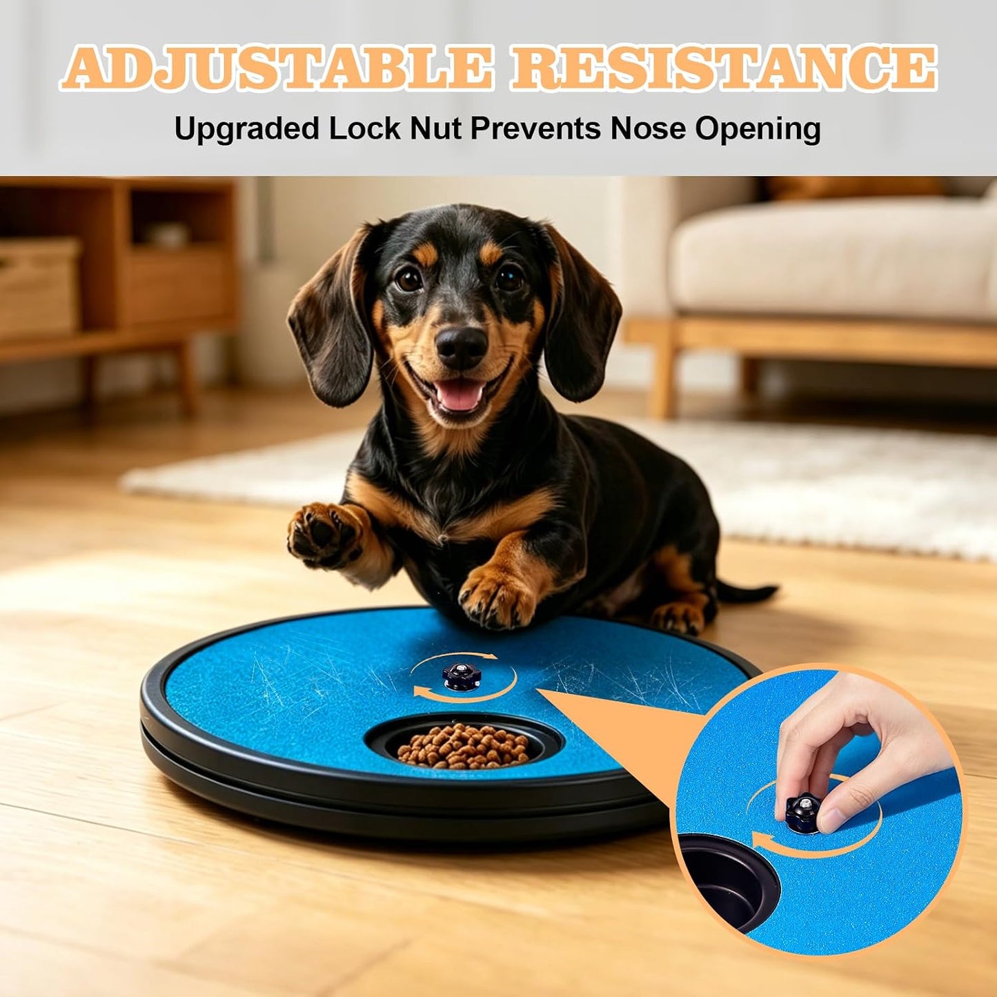 🦮3‑in‑1 Interactive Dog Nail Grinding & Treat Feeding Turntable