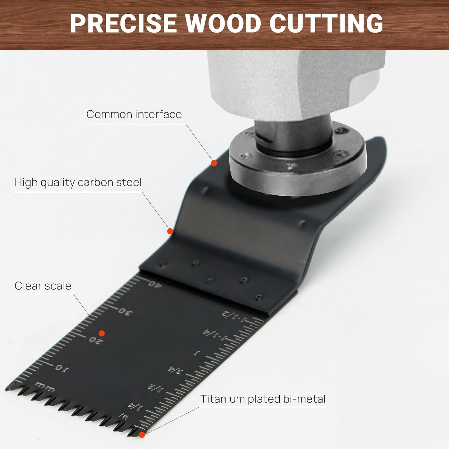 🪚Universal Oscillating Multi‑Tool Saw Blades（2pc）