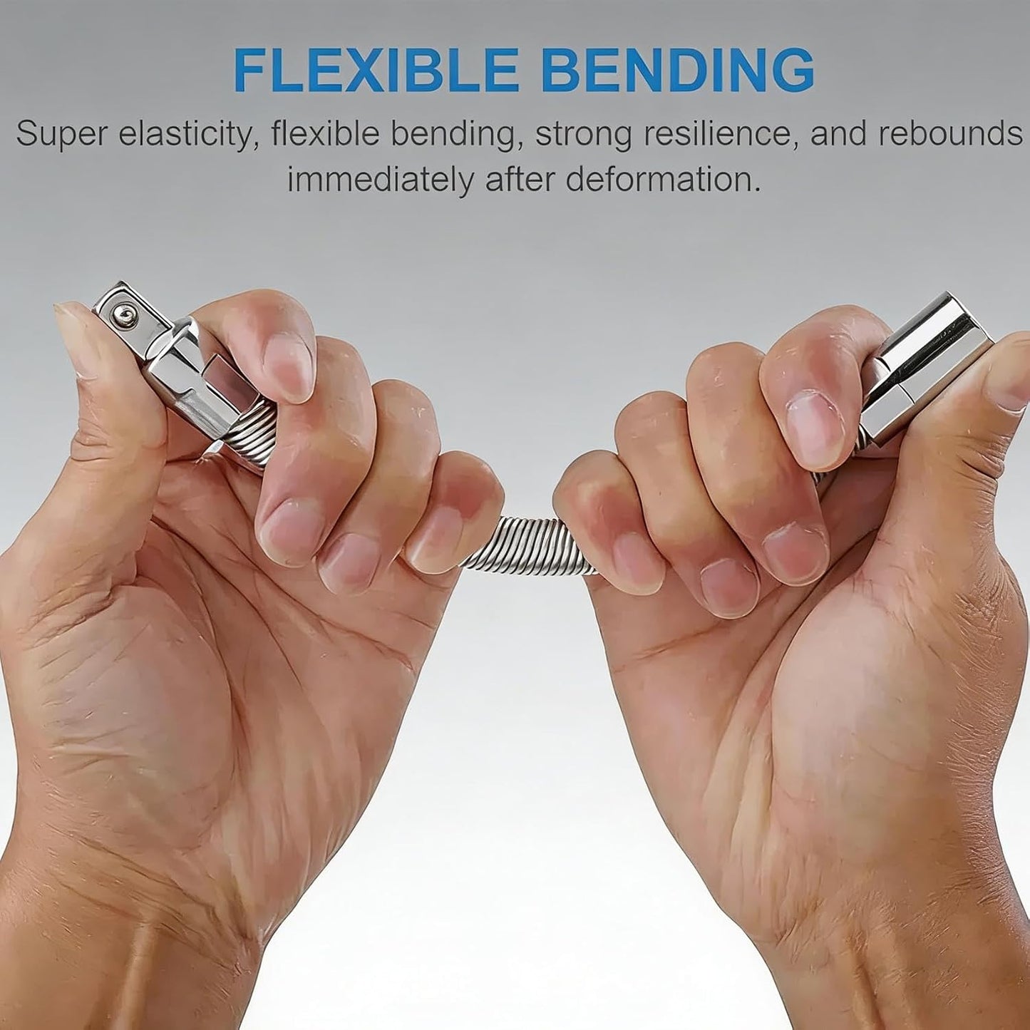 💫3-piece set Flexible Spring‑Steel Socket Extension Rod Set