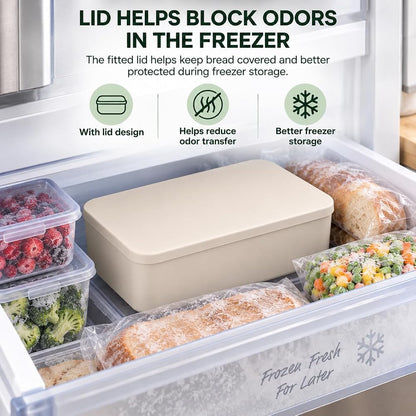 🍞11-Slot Silicone Bread Freezer Box 一 Keep Sourdough slices Separate