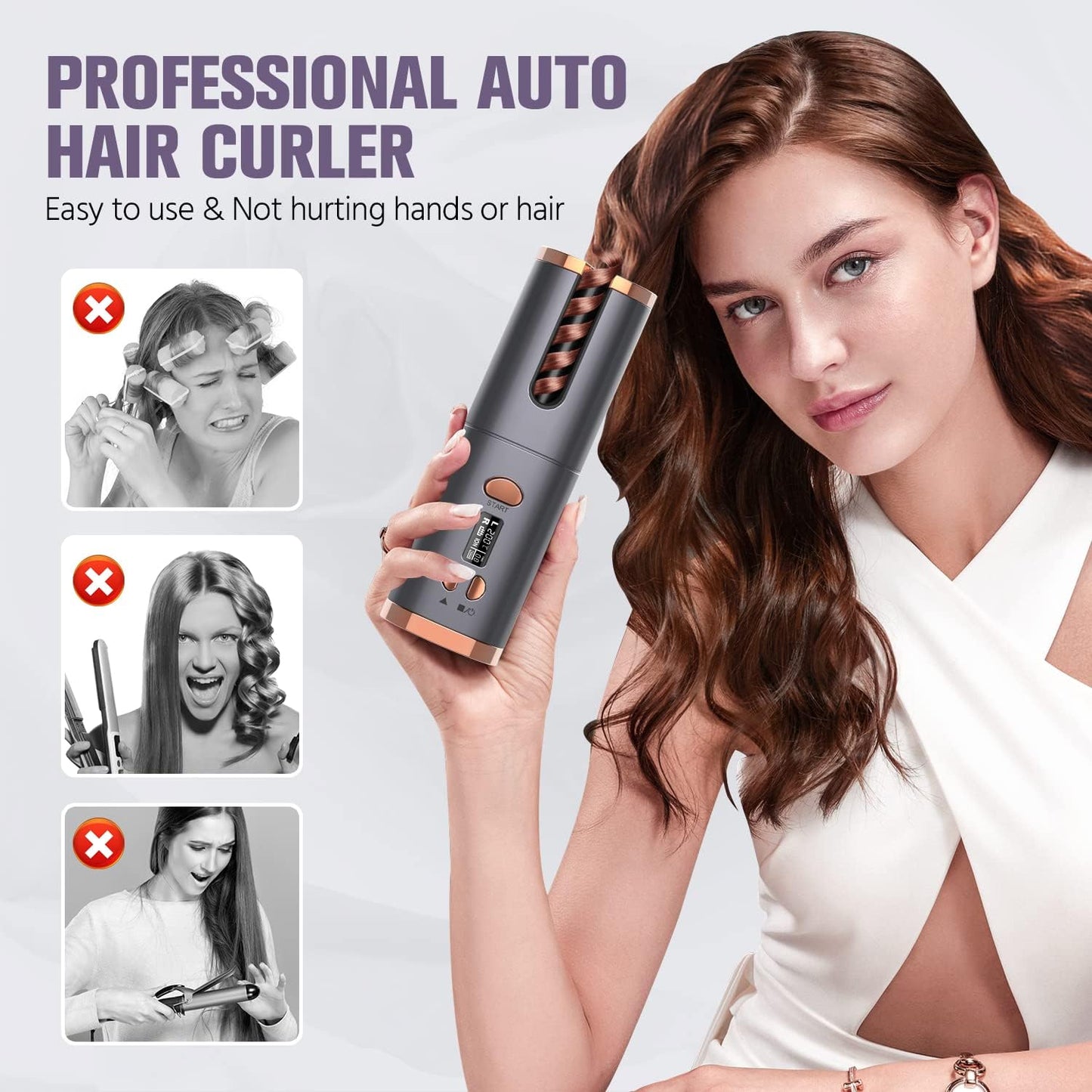 Automatic Cordless Hair Curler