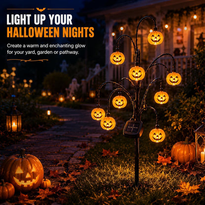 🎃Halloween Solar Tree Stump Light