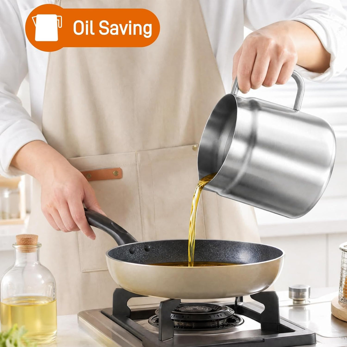 🍳 Multi-Functional 304 Stainless Steel Oil Filter Pot & Deep Fryer Set