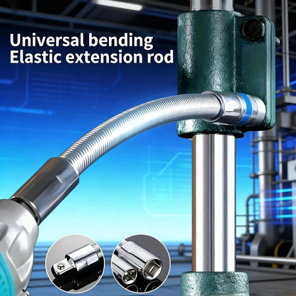 💫3-piece set Flexible Spring‑Steel Socket Extension Rod Set