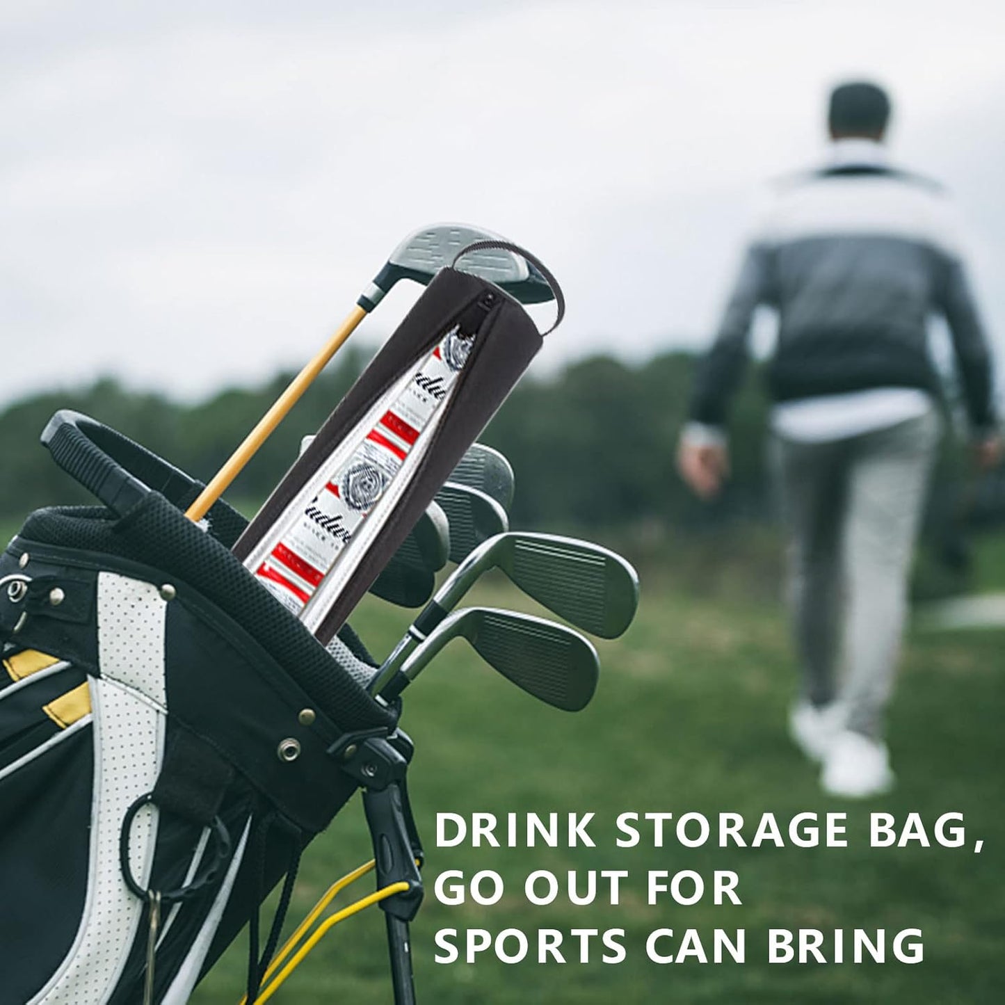 🏌️Golf Bag Beer Koozie——can hold 7 cans of beer