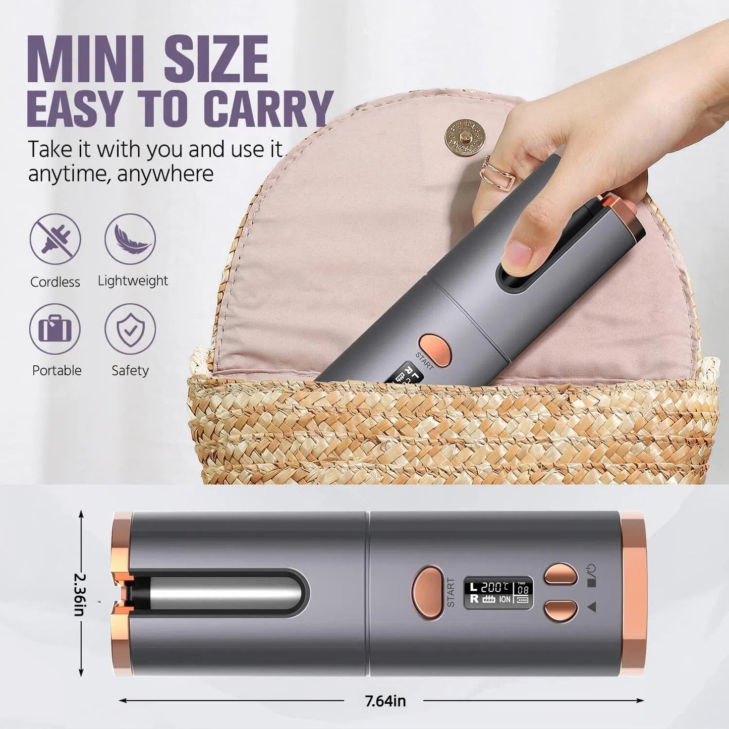 Automatic Cordless Hair Curler