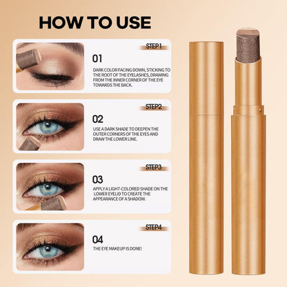 🏆Flash Sale⚡50K+ SOLD! Almost Gone-💥# 3‑Color Gradient Eyeshadow Stick