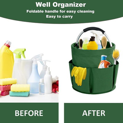 Fold‑able Garden Tool Storage Bucket Bag-All‑purpose Portable Organizer For Outdoor Daily‑use
