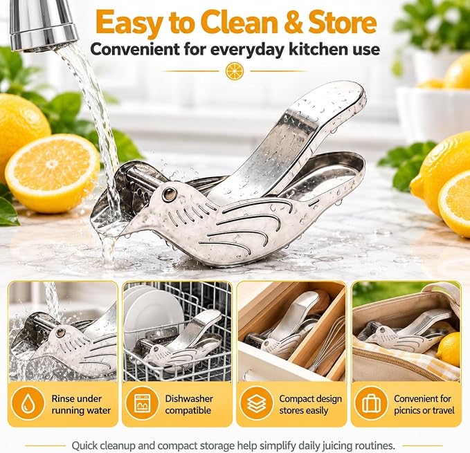🐦Bird Shaped Lemon Squeezer Citrus Juicer, Bird Juicer Squeezer