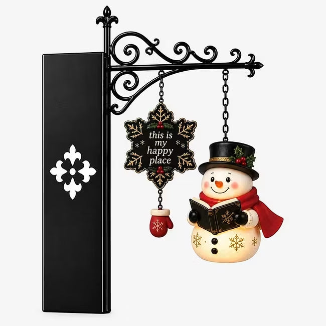 🦌Santa Reindeer Snowman Bookshelf LED Hanging Lamp