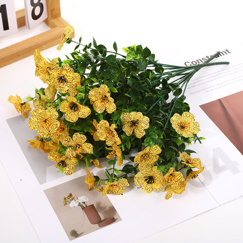 🏵️10 Pcs Artificial Flowers for Outdoor Decoration|UV-resistant autumn floral sprays