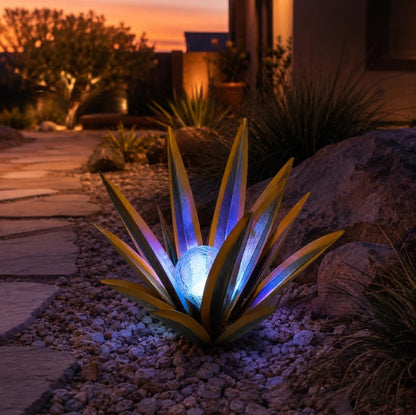 🌞Solar Agave Garden Stake Light