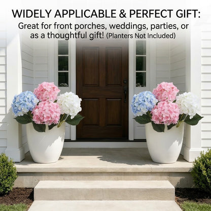 💐UV-Resistant Artificial Hydrangeas | Set of 3 Bunches