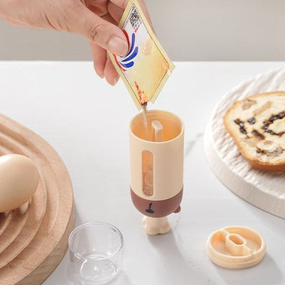 🍞Press Type Kitchen Condiment Dispenser