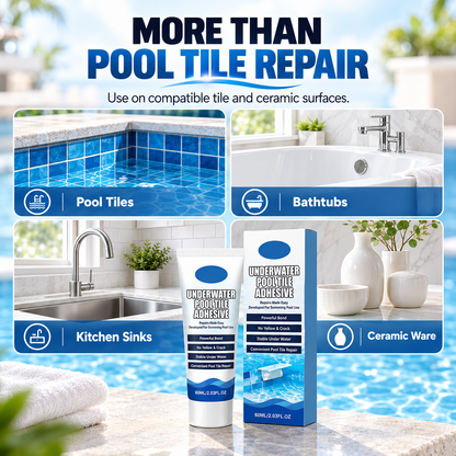 💧 Waterproof Underwater Swimming Pool Tile Repair Adhesive Glue 🏊‍♂️