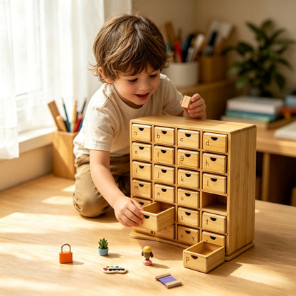 Montessori Phonetic Alphabet Cabinet