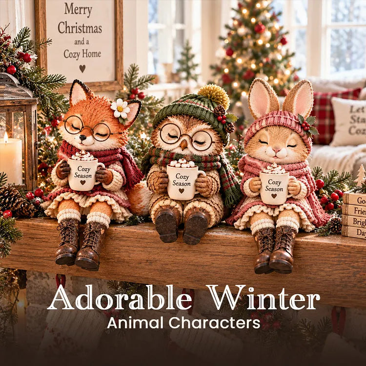 🦌 Christmas animal companion decorations – cute and keepsakes to cherish for years to come.