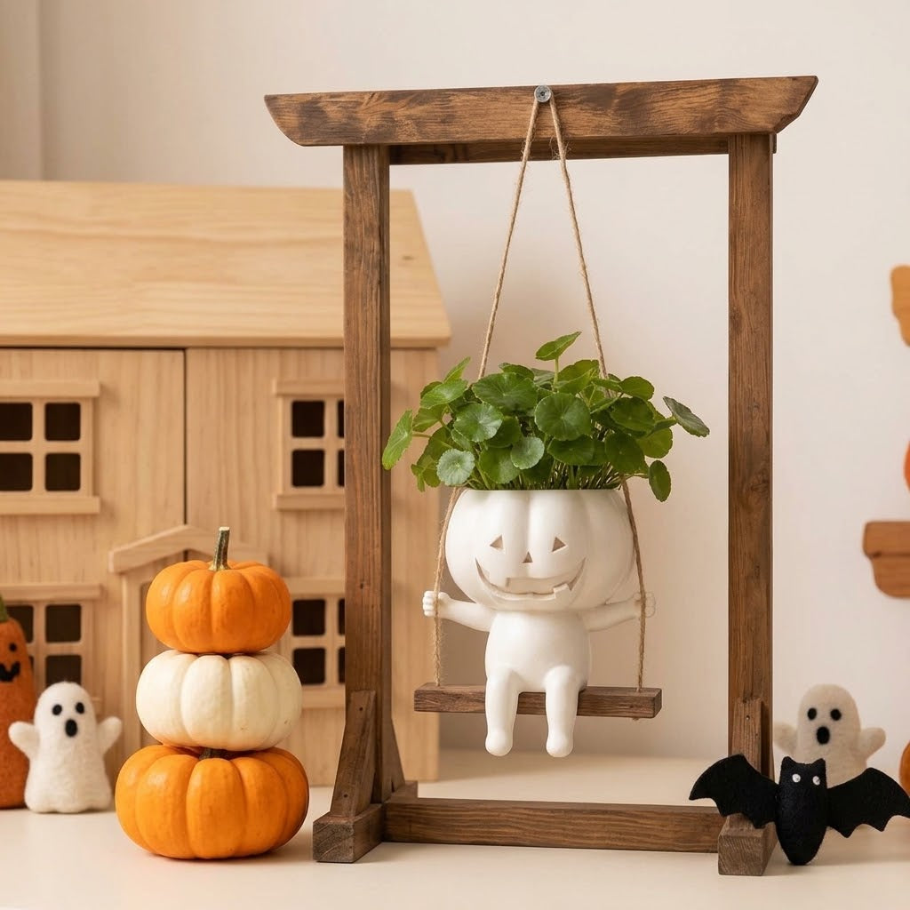 🎃Swing Pumpkin Hanging Planter Pot