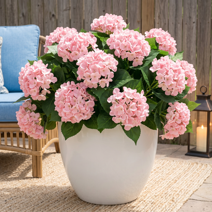 💐UV-Resistant Artificial Hydrangeas | Set of 3 Bunches