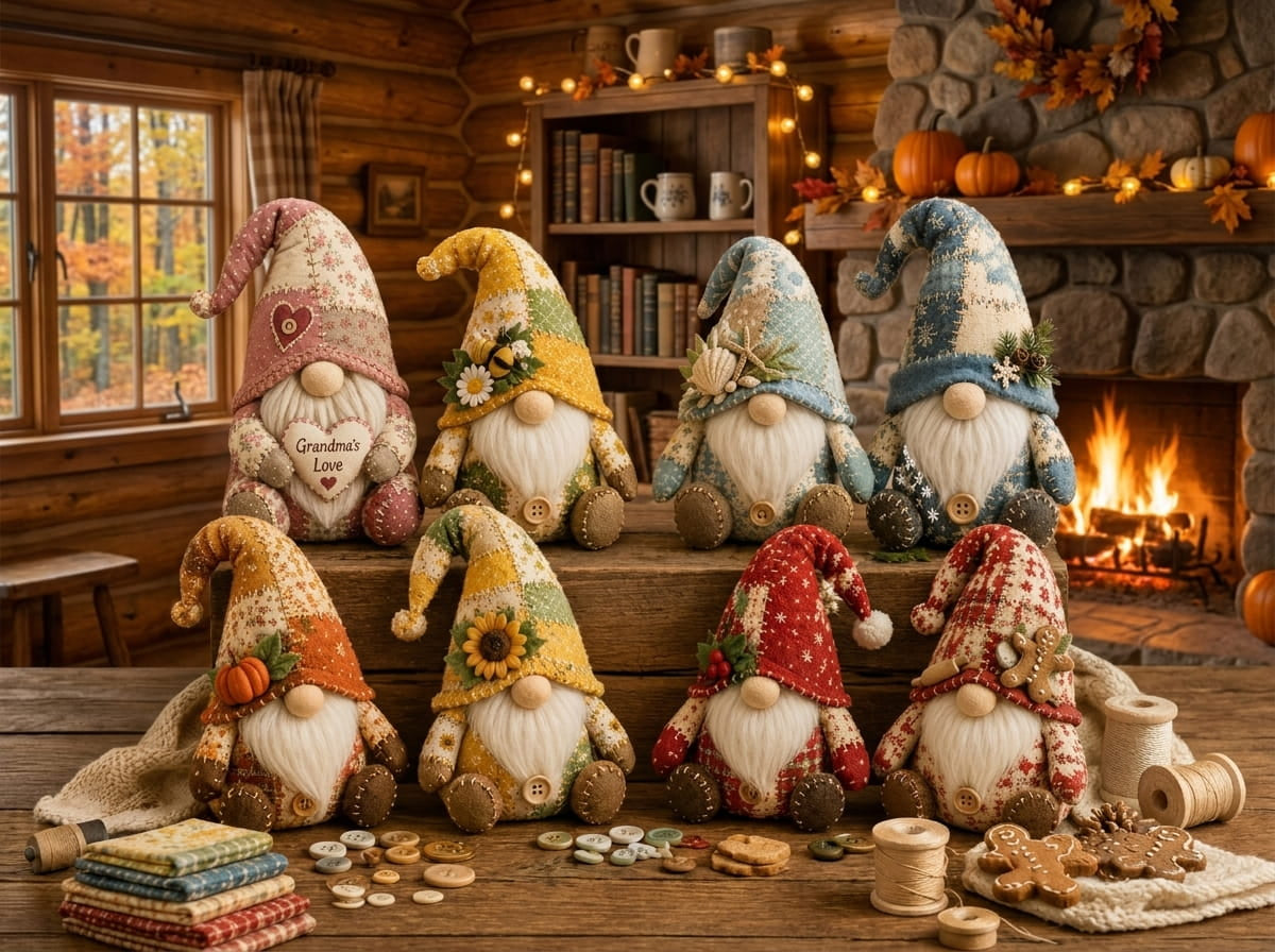 🎁 DIY Patchwork Gnome Kit – Create Your Own Cozy Decor