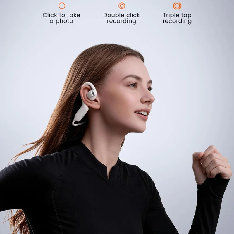 🎧AI Translation Smart Camera Bone Conduction Bluetooth-compatible Earphones