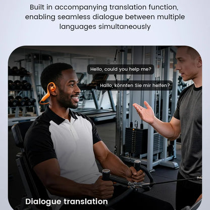 🎧AI Translation Smart Camera Bone Conduction Bluetooth-compatible Earphones