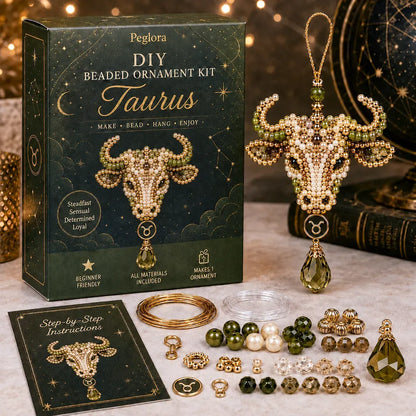 ✨ Zodiac Blessing Beaded Ornament DIY Kit – Create A Meaningful Handmade Keepsake Inspired By Your Star Sign